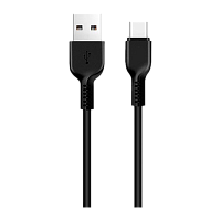 Кабель HOCO X20 USB (m)-Type-C (m) 2м 2.0A ПВХ черный (1/30/300)