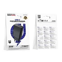 Сетевое З/У Borofone BAS75A Type-C 30W PD3.0 черный (1/20/120)