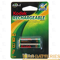 Аккумулятор бытовой Kodak HR03 AAA BL2 NI-MH 1000mAh (2/20/240/16800)