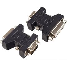 Переходник Perfeo VGA (m)-DVI-A (f) черный (1/100) 