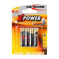 Батарейка ANSMANN X-POWER  LR03 BL4