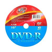 Диск DVD-R VS 4.7GB 16x SH10 (10/200) 