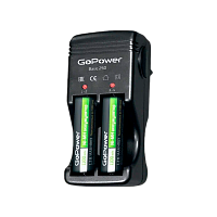 З/У для аккумуляторов GoPower Базовое/Basic 250 Ni-MH/Ni-Cd 4 слота (1/20/40)