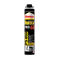 Монтажная пена Момент МОНТАЖ PRO 65 PS850 850мл (1/16) 