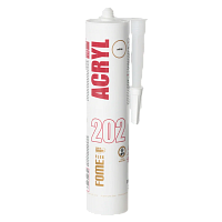 Герметик FOME FLEX Acryl 202 310мл акриловый белый (1/12)