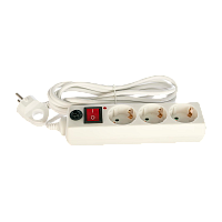 Удлинитель Старт SP 3р.С/З 16A 3.0м с выкл. ПВС IP20 белый (1/20)