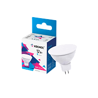 Лампа светодиодная Космос JCDR GU5.3 12W 4500К 174-265V софит матовая (1/10/80)