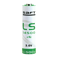 Батарейка Saft 14500 AA bulk Li-SOCl2 3.6V Франция (1/30)