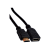 Кабель GoPower удлинитель HDMI 2.0 (m)-HDMI (f) 0.5м ПВХ черный Premium Zip-Lock c подвесом (1/250)