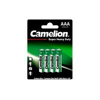 Батарейка Camelion Super R03 AAA BL4 Heavy Duty 1.5V (4/48/1152)