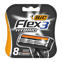 Сменные кассеты BIC "Flex 3 Hybrid" 3 лезвия 8шт. (цена за 1 шт) (8/192)