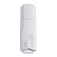 Флеш-накопитель Smartbuy Clue 8GB USB3.1 пластик белый