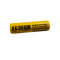 Аккумулятор ET H-4/3AF4500 18.0*67.0, 1.2В, 4500мАч, Ni-MH (1/36/288)