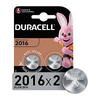 Батарейка Duracell CR2016 BL2 Lithium 3V CN (Китай) (2/12/144)