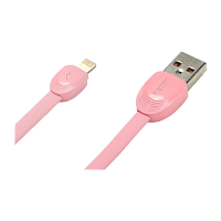 USB кабель REMAX Shell (IPhone 5/6/7/SE) RC-040I Розовый, (35)