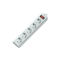 Сетевой фильтр Defender ES 5р.С/З 10A 1.8м 125 Дж белый (1/45)