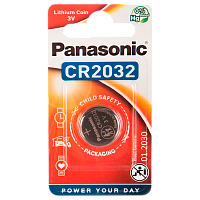 Батарейка Panasonic Power Cells CR2032 BL1 Lithium 3V CN (Китай) (1/5/200) 
