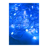 Гирлянда Космос 120LED 12.8м лампочки нить 8 режимов голубой (1/50) 