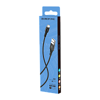 Кабель Borofone BX20 USB (m)-Type-C (m) 1м 2.0A нейлон черный (1/648)