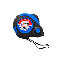 Рулетка измерительная X-PERT 508 10м*25мм пластик 1 фикстатор ударопрочный корпус черный (1/60) 