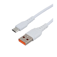Кабель GoPower GP06M USB (m)-microUSB (m) 1.0м 2.4A ПВХ белый (1/200/800)