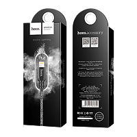 Кабель HOCO X14 USB (m)-Lightning (m) 1.0м 2.0A нейлон черный (1/33/330)