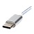 Переходник AUX Atcom AT2809 Type-C (m)-Jack 3.5mm (f) серебряный (1/600)