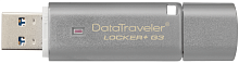 Флеш-накопитель Kingston DataTraveler Locker+ G3 32GB USB3.0 металл серый 