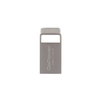 Флеш-накопитель GoPower MINI 64GB USB3.0 металл серебряный (1/50/1000) 