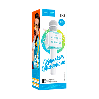 Микрофон HOCO BK5 динамический 72 дБ bluetooth 5.0 microSD голубой (1/30) 