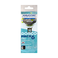Бритва одноразовая DORCO "PACE6 PRO" 6 лезвий 1шт. (1/10)