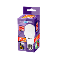Лампа светодиодная JAZZway A60 E27 10W 5000К 230V груша матовая (1/10/100)