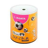 Диск CD-R RIDATA Full inkjet print 700MB 52x 100шт. (100/600) 