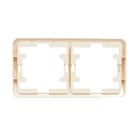 Рамка Makel Mimoza 2пост. кремовый 32012 (1/25)