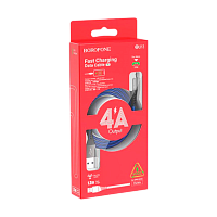 Кабель Borofone BU13 USB (m)-microUSB (m) 1.0м 4.0A нейлон черный (1/36/144)