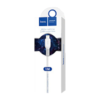 Кабель HOCO X20 USB (m)-Lightning (m) 1м 2.4A ПВХ белый (1/30/300)
