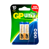 Батарейка GP ULTRA PLUS LR6 AA BL2 Alkaline 1.5V (2/20/160) R 