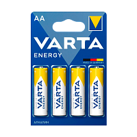 Батарейка Varta ENERGY LR6 AA BL4 Alkaline 1.5V (4106) (4/80/400)