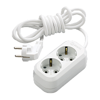 Удлинитель Makel 2р.С/З 16A 5.0м 3x1мм² IP20 белый MGP114 (1/12)