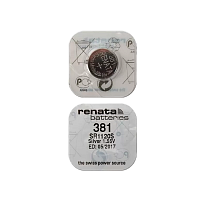 Батарейка Renata 381 (SR1120SW) BL10 Silver Oxide 1.55V (10/100)