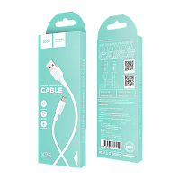 Кабель HOCO X25 USB (m)-Type-C (m) 1м 2.0A ПВХ белый (1/30/300)