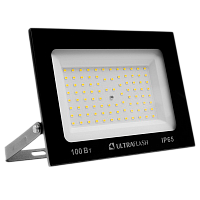 Прожектор светодиодный Ultraflash UFD005 100W 230V 6500К черный (1/4)