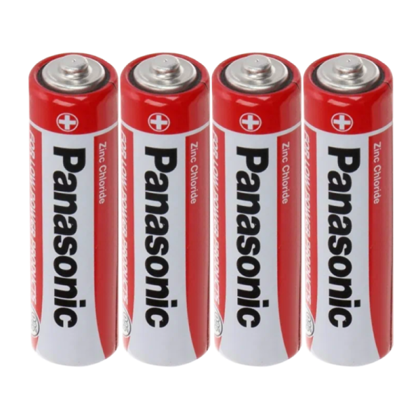 Батарейка Panasonic R6 AA Shrink 4 Zinc Carbon 1.5V (4/48/240)