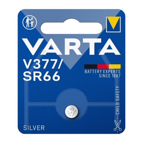 Батарейка Varta 377 (SR626SW) BL1 Silver Oxide 1.55V (1/10/100)