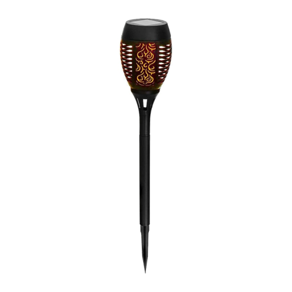 Фонарь садовый Старт Маори Пламя 2.3W 36LED от солнечной батареи IP44 датчик движения черный (1/12)