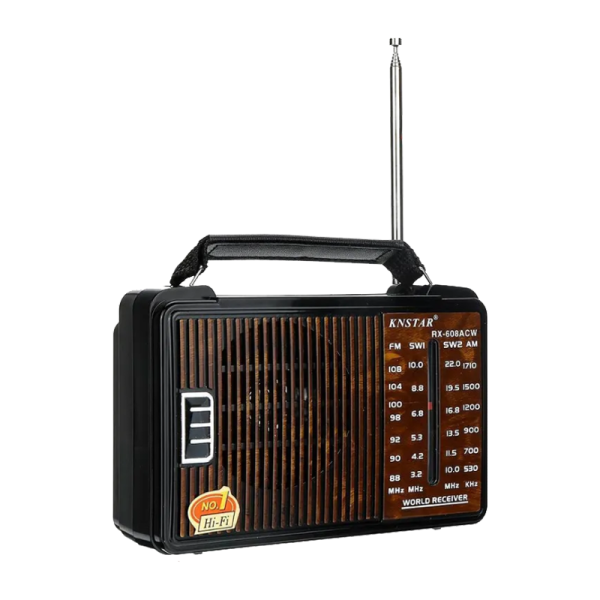 Радиоприемник MRM-Power MR-608AC пластик Jack3.5 черный (1/40)