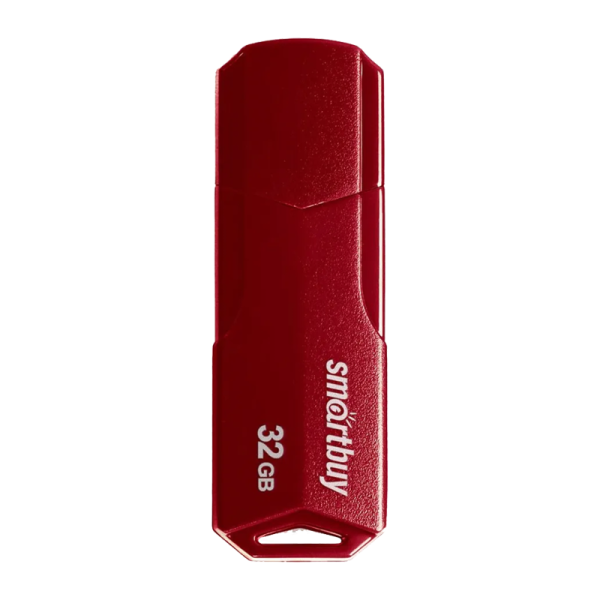 Флеш-накопитель Smartbuy Clue 32GB USB2.0 пластик бургунди