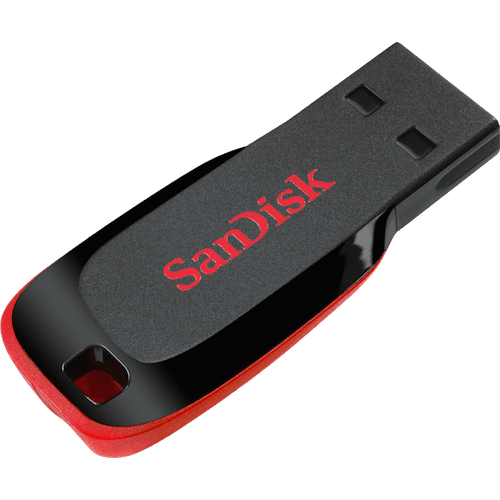 Флеш-накопитель SanDisk Cruzer Blade CZ50 64GB USB2.0 пластик черный