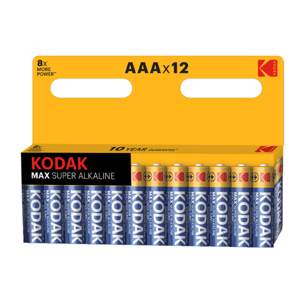 Батарейка Kodak MAX LR03 AAA BL12 Alkaline 1.5V (12/120/720/34560)
