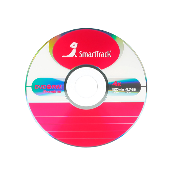 Диск DVD-RW SmartTrack CB-50 4.7GB 4x 50шт. cake box (50/250)